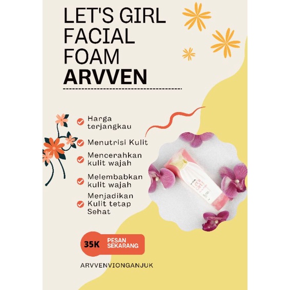 Arvven Let's Gril Facial Foam