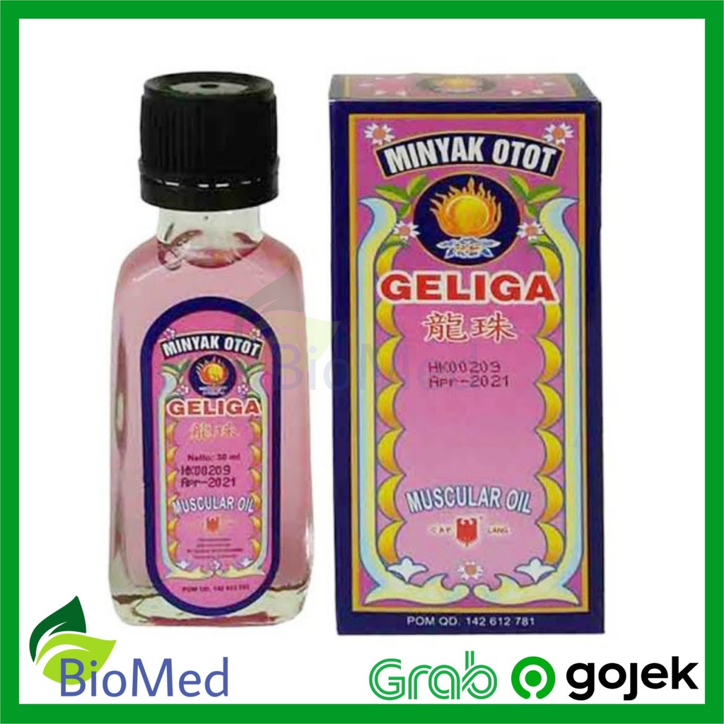 MINYAK OTOT GELIGA 30 ml Pegal Nyeri Sendi Otot Punggung Keseleo Memar