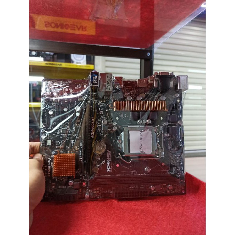 motherboard Intel ASRock h110 soket 1151 ddr4 murah bergaransi