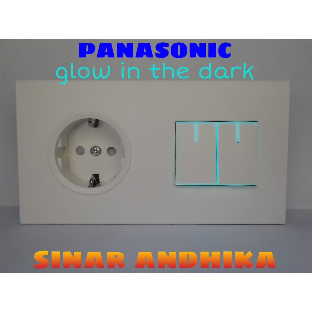 STOP KONTAK + SAKLAR SERI KECIL PUTIH PANASONIC WESJP 11212W+WESJ 5931