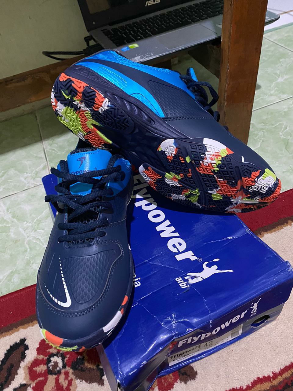  Sepatu  Badminton  Flypower  Losari 3 03 Mendut  Original 