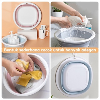 BELIDEH Baskom Plastik Lipat / Portable Silikon Baskom / Baskom Lipat Portabel Multifungsi R656