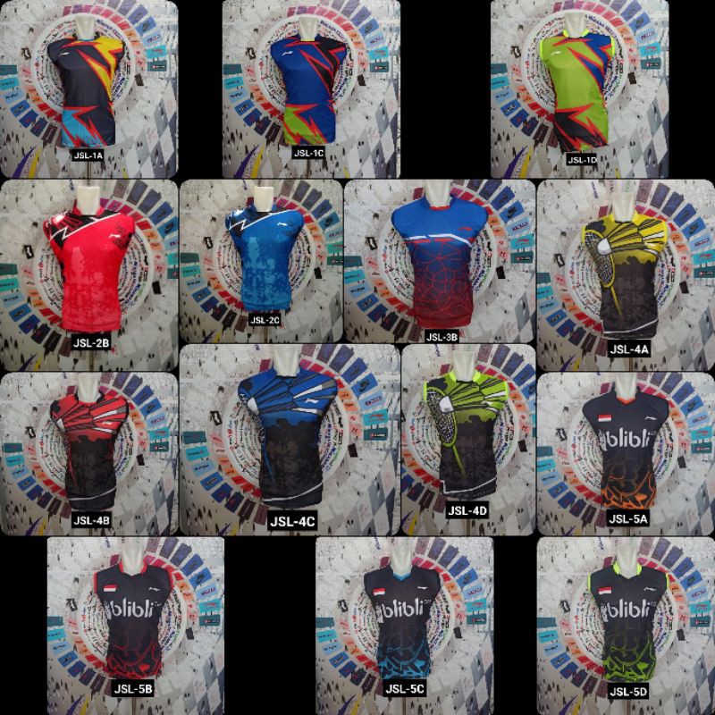 Singlet lining badminton jersey kaos bulutangkis singlet lekbong badminton sleeve less atasan pria olahraga kaos kensi olahraga murah kaos oblong olahraga murah jersey tanpa lengan lekbong bulutangkis lining grosir badminton jember sport online JSO