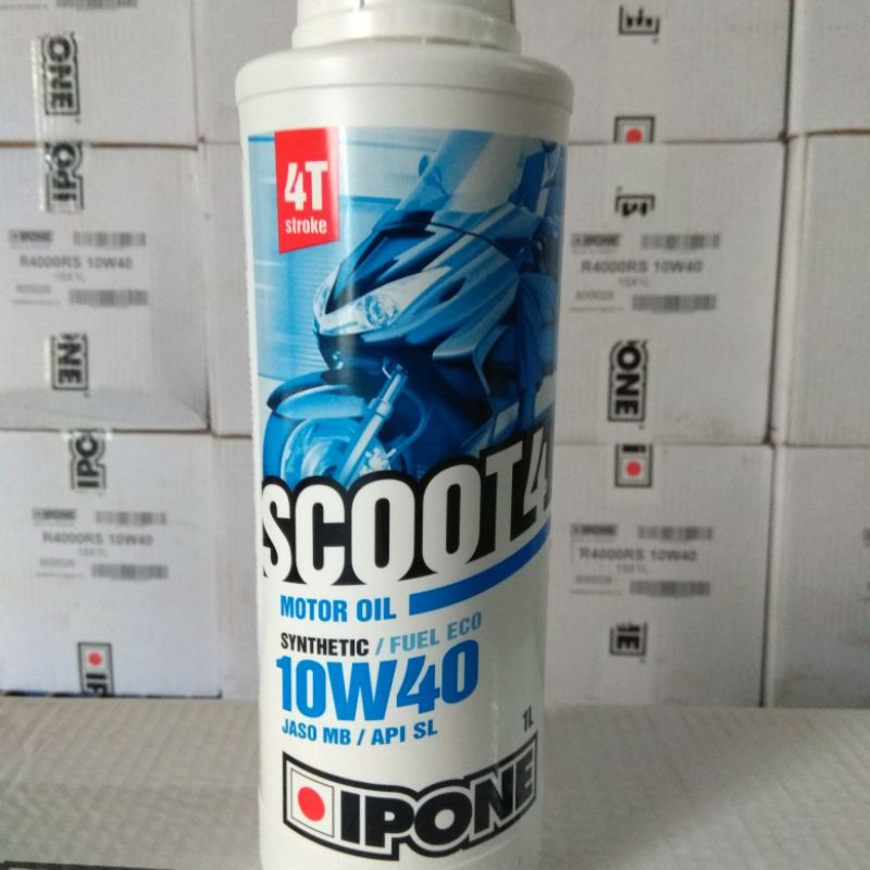 Oli motor matik ipone dan liquimoly scooter sae 10W40