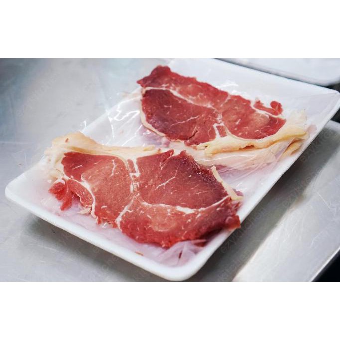 

500Gr Daging Iris Tipis Sliced Sukiyaki Yakiniku Shabu 100% Aus Beef Bbshop555