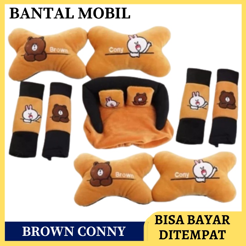 Bantal Mobil Bisa COD Bantal Mobil Avanza Bantal Mobil Karakter V9Q6 Bahan Berkualitas Empuk Bantal 
