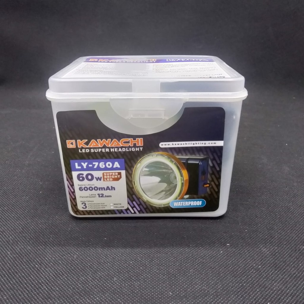 Senter kepala/Headlight merk KAWACHI LY 760A 60 watt