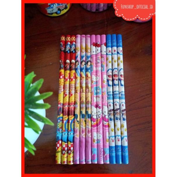 

Pensil 2B fancy karakter tabung - pensil murah - pensil set - pencil fancy - Pensil Kayu 2B murah