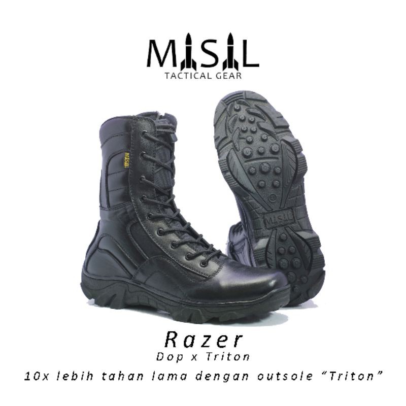 Sepatu Tactical PDL TNI Polri Misil Razer MSL Tactical Gear