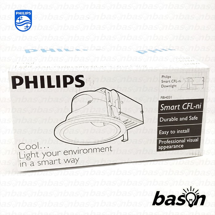 PHILIPS FBH031 2xPL-C / 2P13W I WH | Downlight PL-C 2Pin 2x 13W