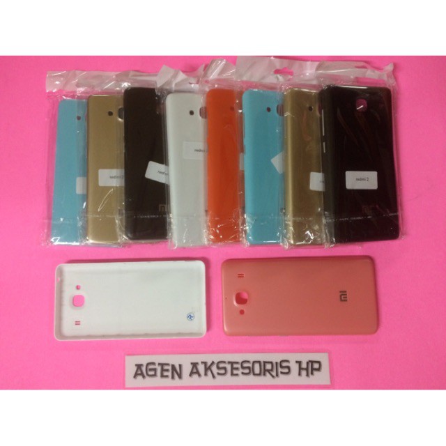 BackDoor HP Redmi 2 2s Xiaomi Redmi 2 Prime 4.7 inchi Housing Cover Tutup Belakang HP Back Case