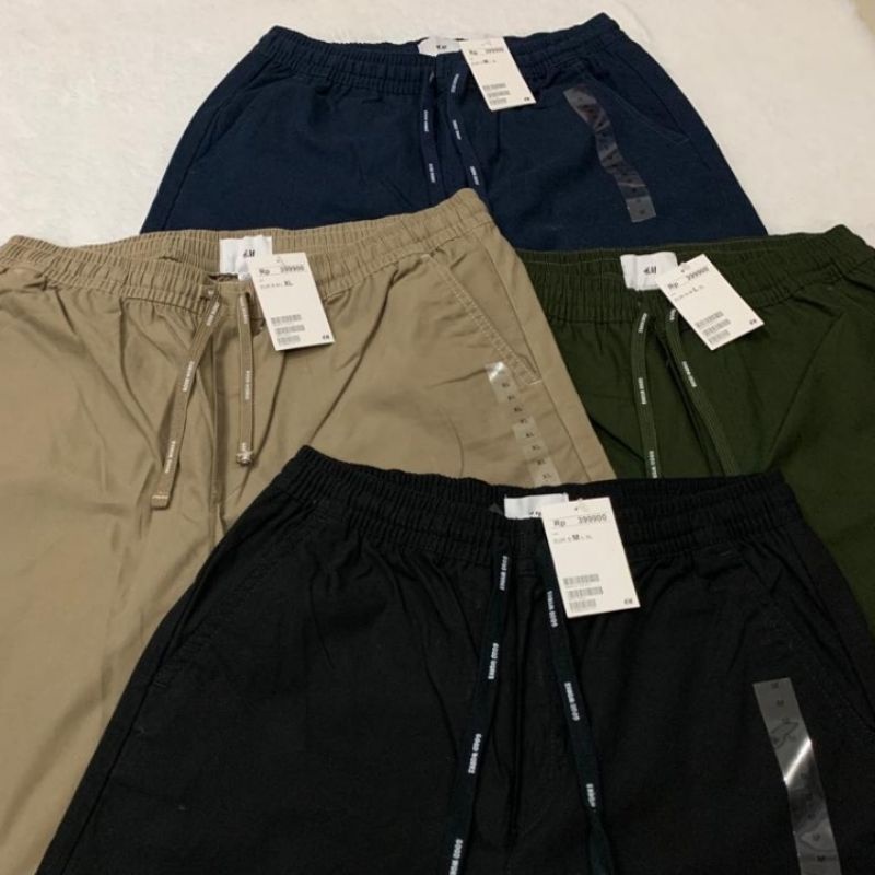 hnm good works short pants / celana hnm catton twill shorts