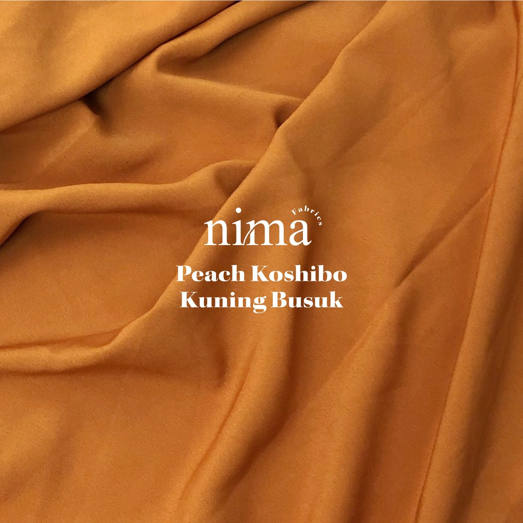 1/2 Meter Kain Peach Koshibo Premium (lebar 150cm)