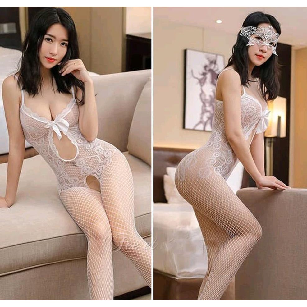 Lingerie Sexy Body Stocking Import Teddies Lingerie Transparan