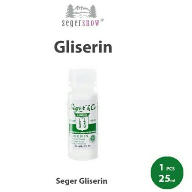 Seger Gliserin Pelembap Kulit dan bibir