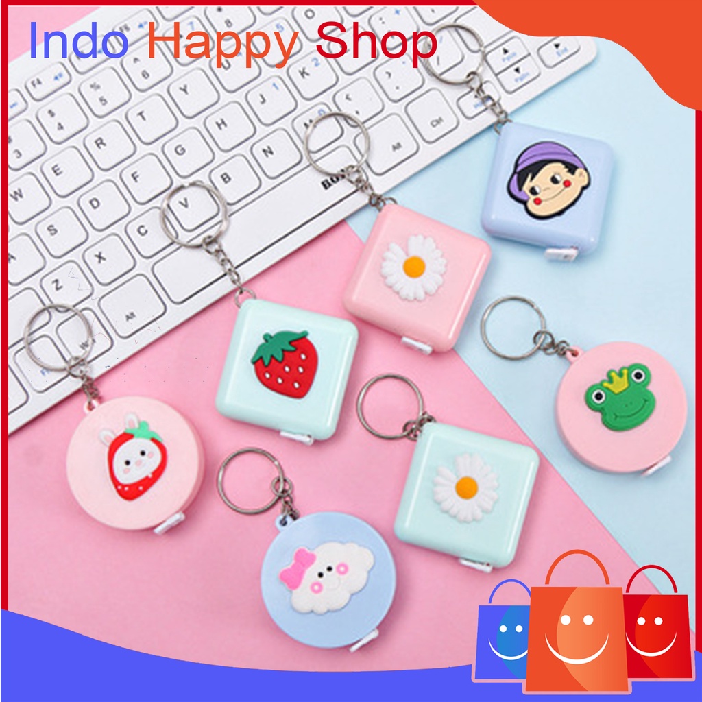 Meteran Mini Baju Gulung Meteran Ukur Lingkar Badan Karakter Cartoon 𝕀ℍ𝕊 598