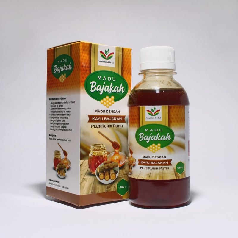 

Madu BAJAKAH Plus Kunir Putih 280 Gr Herbal Kanker Tumor Kista Pelancar Darah
