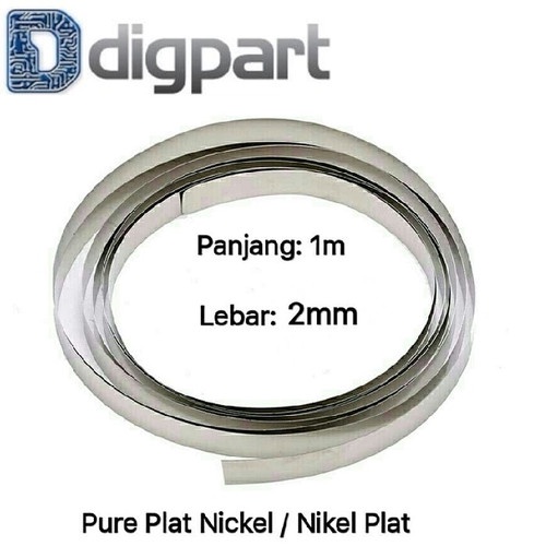 Pure nickel plat 2mm for baterai 18650 nikel plat solder