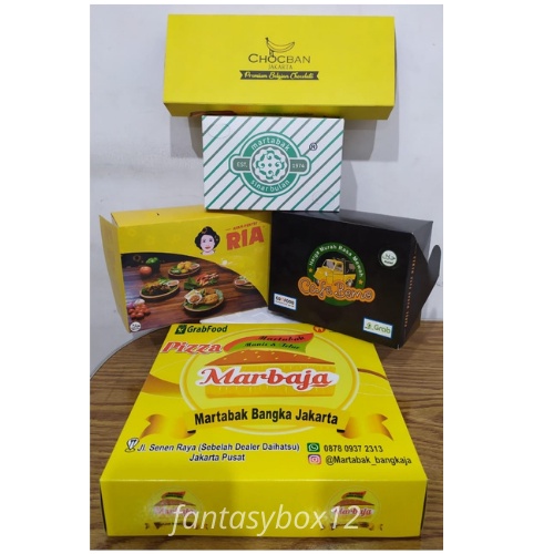 

Custom Box Percetakan packing makanan/ box take away/Inner box,dll (MINIMAL ORDER 2500 PCS)