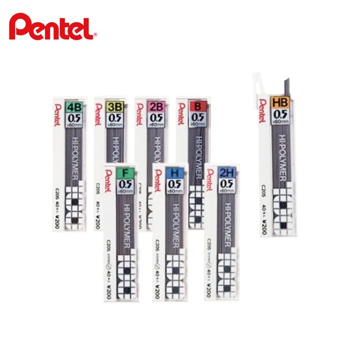

Dijual Pentel Hi-Polymer Leads / Isi Pensil Mekanik Pentel - HB Trendi