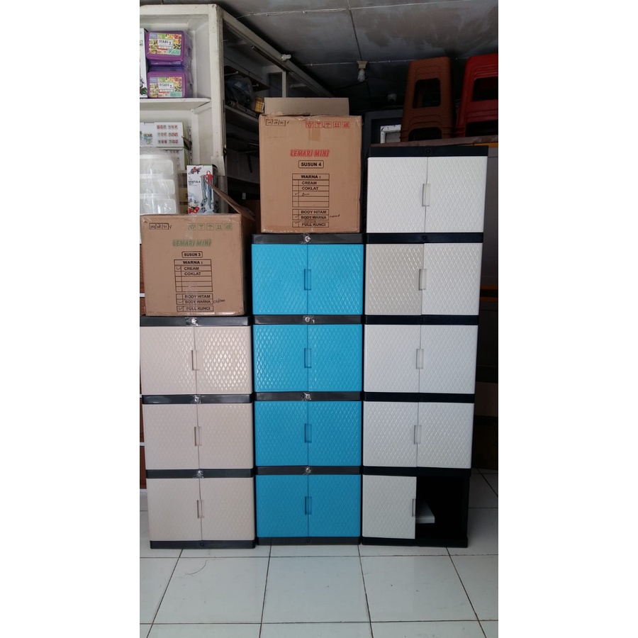 Lemari plastik mini renata susun 2/3/4/5