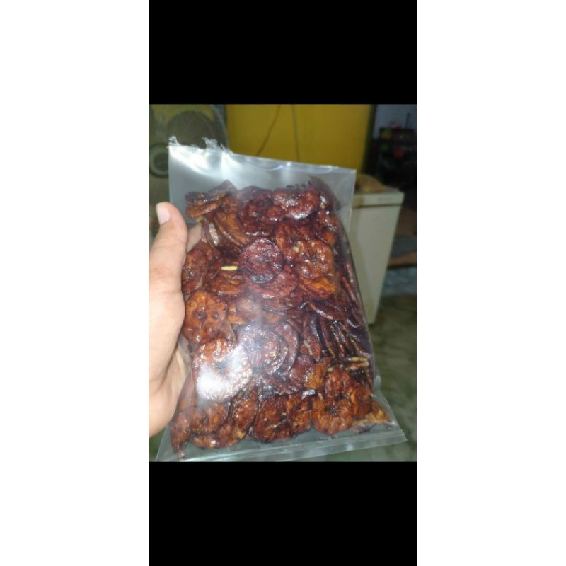 

kripik pisang koin cokelat