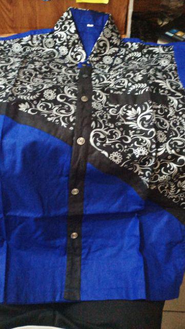 Maura/couple Kombinasi/sania Ruffle Batik Couple Pesta S.m.l.xl.xxl