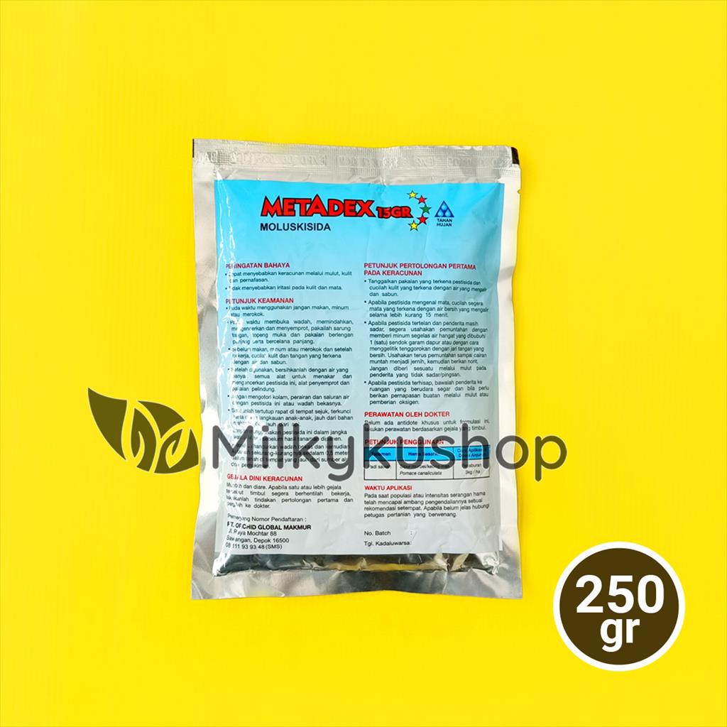 METADEX 15 GR 250 GRAM MOLUKISIDA OBAT KEONG SIPUT