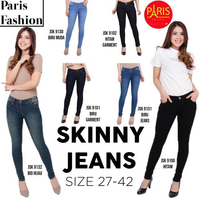 Jsk Celana Jeans Panjang Skinny Wanita Bisa Cod Ukuran 27