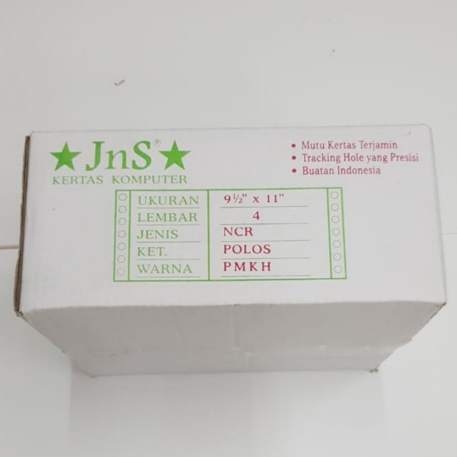 

CONTINUOUS FORM JNS NCR K4 WARNA | 4 PLY KERTAS KOMPUTER
