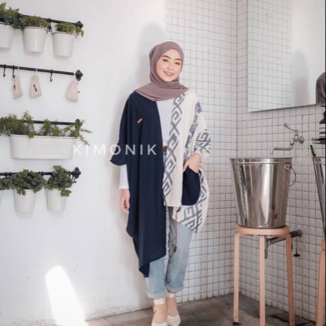 KIMONIK SEKAR AYU NAVY TRJ