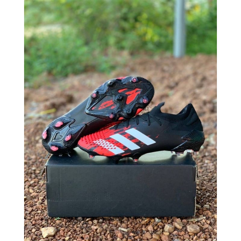 Adidas Predator Mutator 20.1 Core Black White Active Red