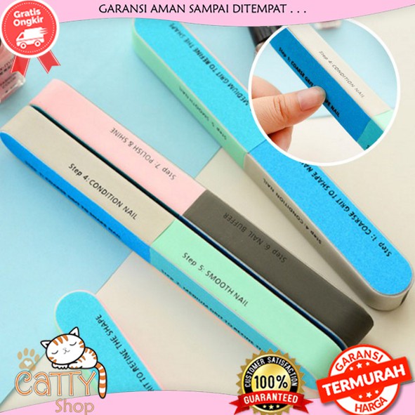 CATTY ALAT KIKIR KUKU NAIL BUFFER AMPLAS PENGHALUS PERAWATAN KUKU