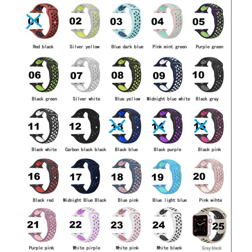 Apple watch 1/2/3/4 38mm 42mm 44mm Strap Tali Gelang LIke Nike