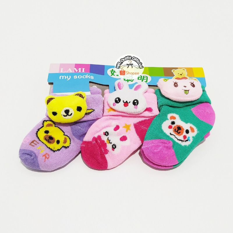 Kaos Kaki Baby Bayi Anak Balita Karakter Lucu NR_Outfit Official COD