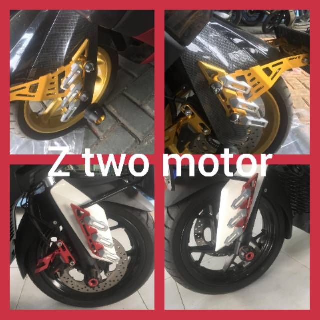 Sirip shock spakbor ninja 250 fi pelindung spakbor ninja 250 fi