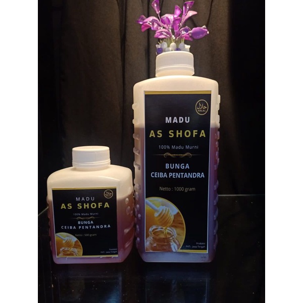 

MADU AS-SHOFA 100% MADU MURNI TANPA CAMPURAN , 500GR & 1000GR
