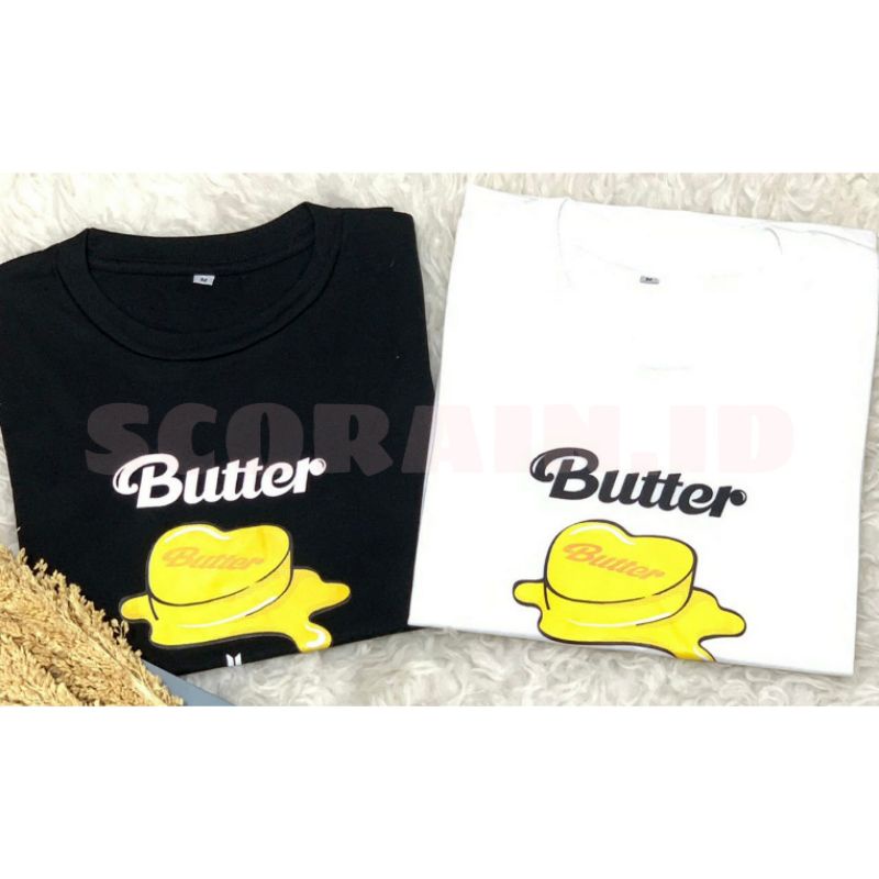 BUTTER T-SHIRT | KAOS BUTTER BTS T-SHIRT KOREAN STYLE | KAOS OVERSIZE KOREA KAOS ALLSIZE KAOS BIGSIZE | KOREAN FASHION STYLE T-SHIRT KPOP SHOP KPOP STUFF KPPP FASHION