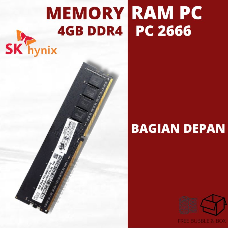 Memory RAM 4GB DDR4 PC 2666 longdimm - memory ram Komputer/PC 4GB DDR4