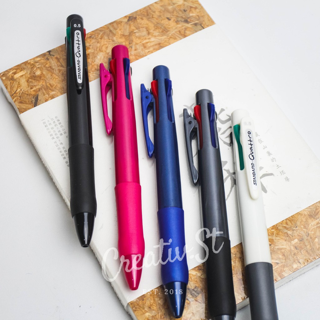 

Standard Quattro 4 Warna Color Pen Pulpen Pena