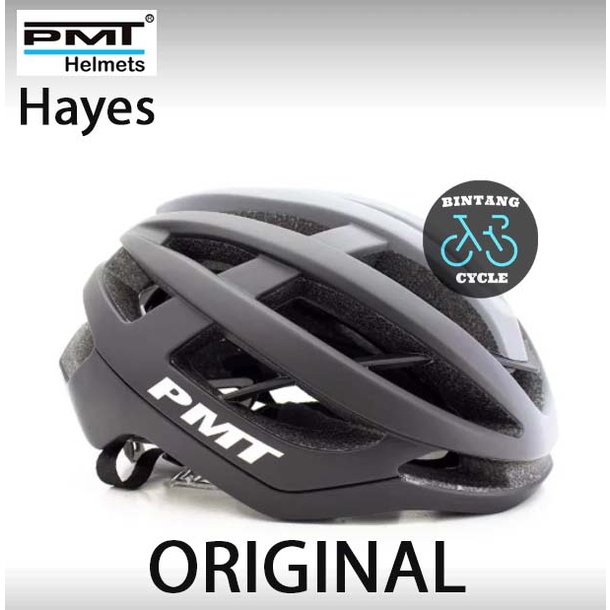 PMT Helmet  Hayes Black Gray Gradient - Helm Sepeda