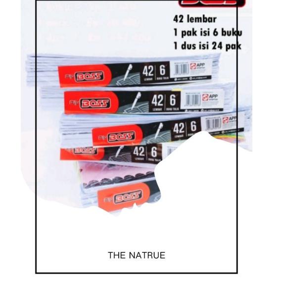 

⸨QeB♞⸩ ⭐️ Buku tulis big bos isi 42 lembar 1pak isi 6 buku |Sedang populer