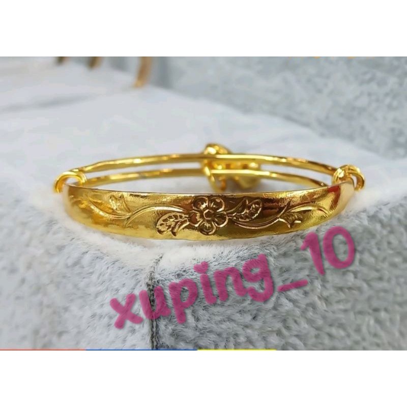 Gelang Tangan Anak Kerincing Gold Xuping 0-2