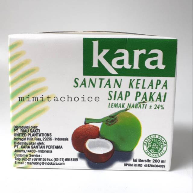 

Santan Kara 200ml