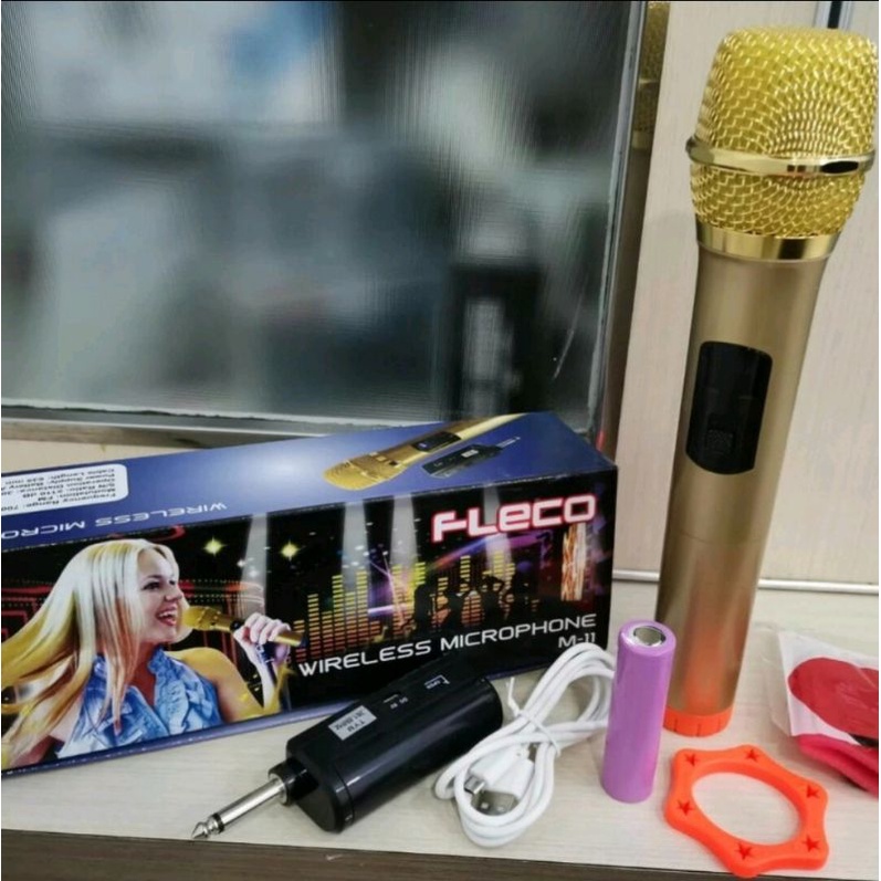 COD!! MIC WIRELESS SINGLE M-11 Mikrofon Tanpa Kabel Suara Jernih