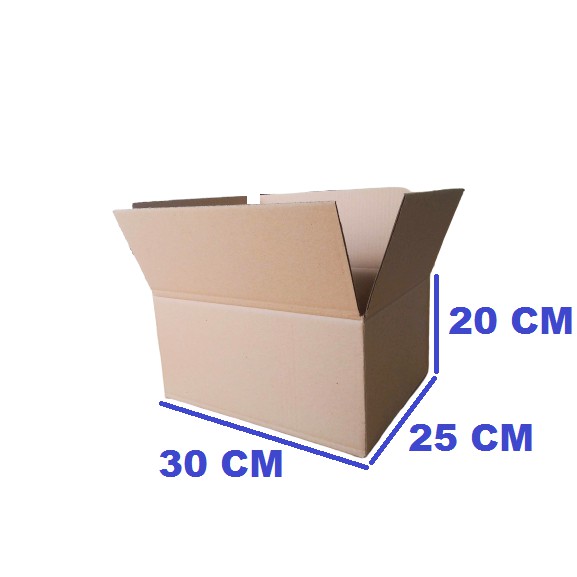 

Karton box 30*25*20 CM Carton Box Kardus Polos SINGLE WALL