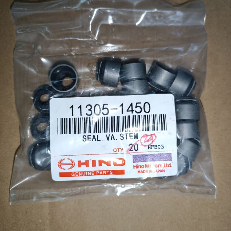 SEAL KLEP HINO LOHAN JO8E JO8C 24PCS ORIGINAL PART 11305-1450