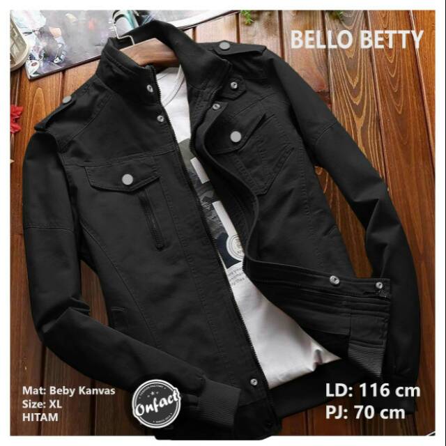 Jaket Bello Betty bahan baby Terry