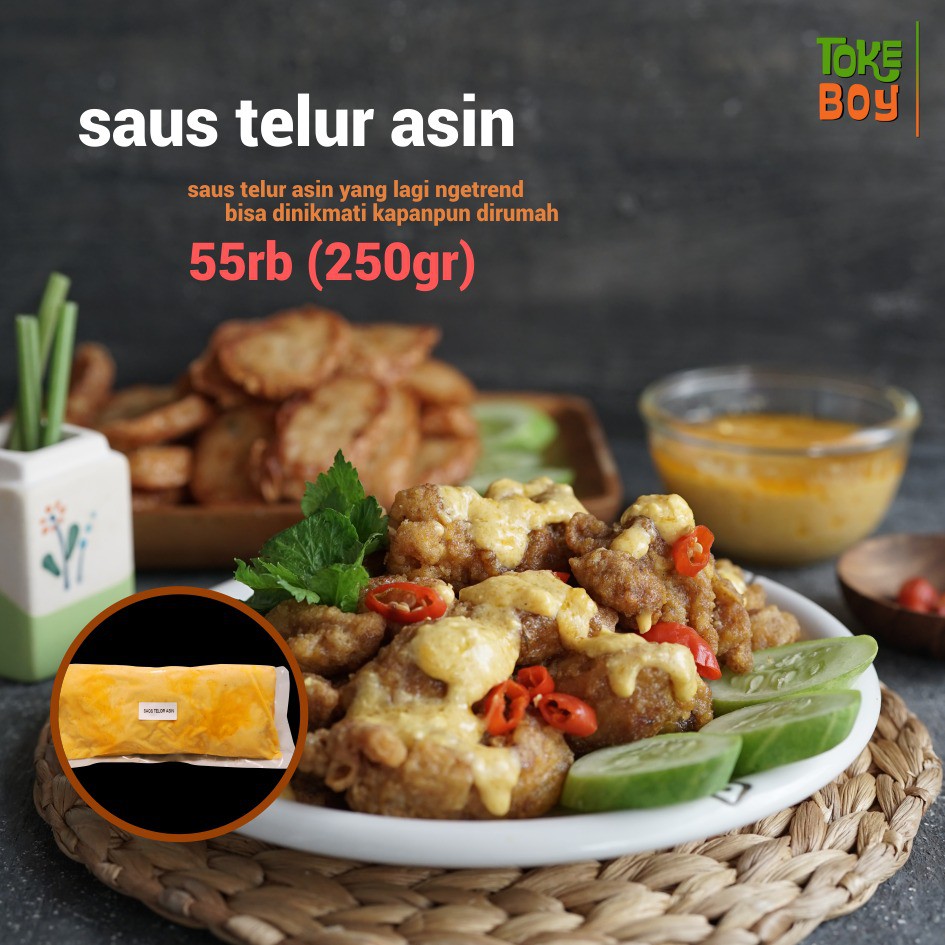 

[FROZEN FOOD] SAUS TELUR ASIN (SALTED EGG PASTE)