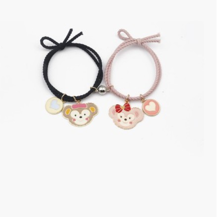2Pcs Gelang Tali Karet Magnetik Desain Astronot Cinnamoroll Isi 1 Pasang Untuk Pria Dan Wanita-4